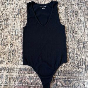Bluenotes black Ribbed Bodysuit